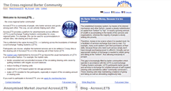 Desktop Screenshot of acrosslets.org
